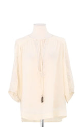 Blouse Zadig & Voltaire Ecru en Coton, taille M - Seconde Main