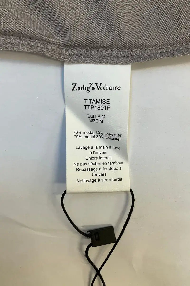 T-shirt Zadig & Voltaire Beige en Synthétique