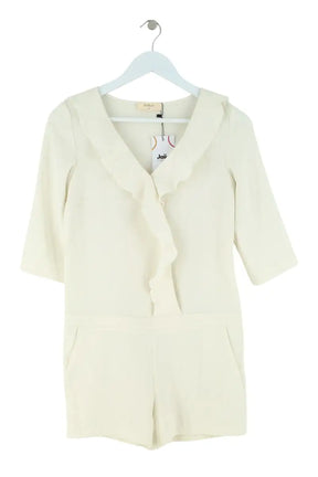 Combishort Ba&Sh Blanc en Synthétique, taille XS - Seconde Main