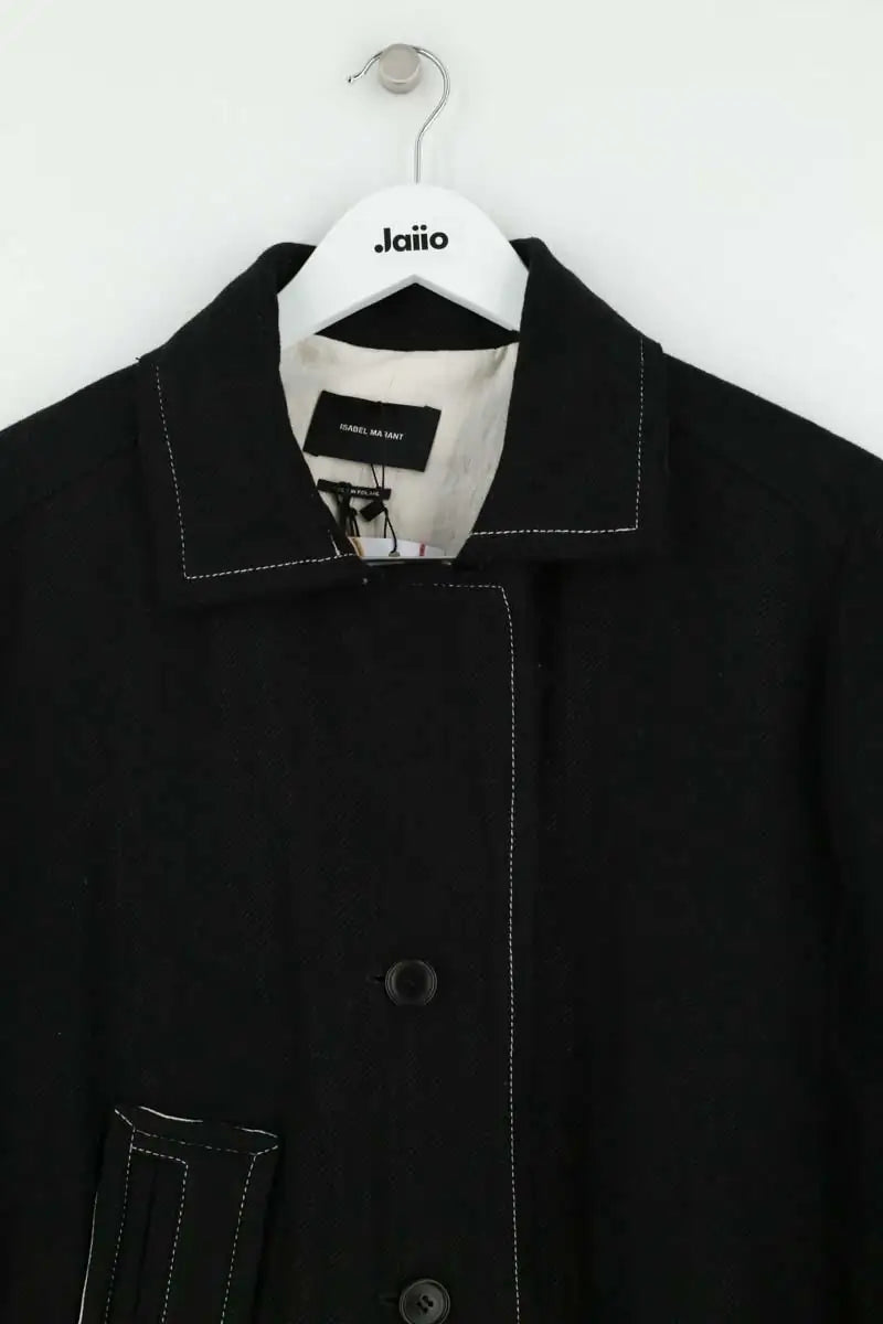 Manteau Isabel Marant Noir en Laine