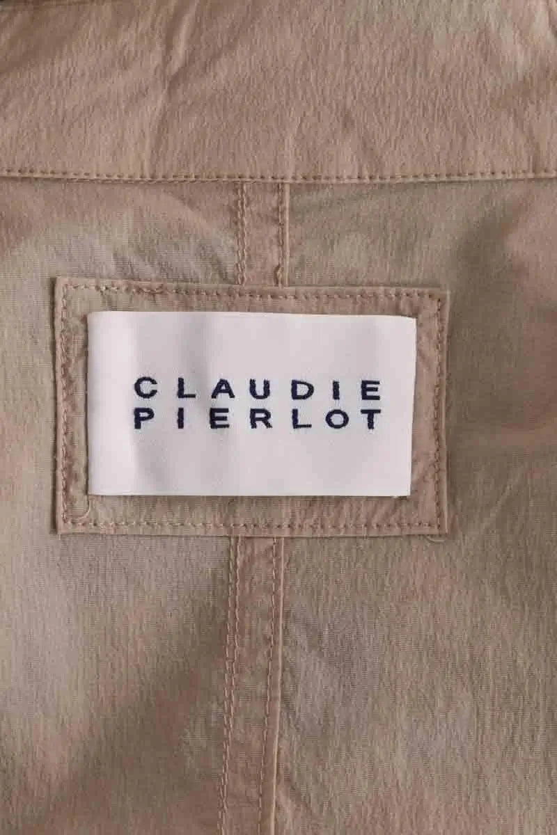 Trench-coat Claudie Pierlot Beige en Synthétique