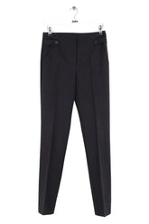 Pantalon droit Theory Noir en Laine, taille M - Seconde Main