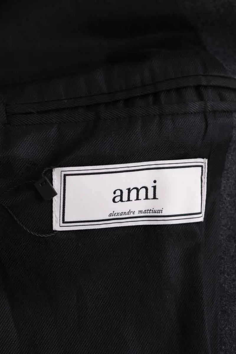 Veste Ami Anthracite en Laine