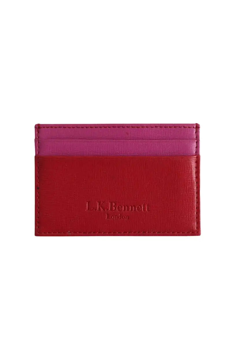 Porte-carte LK Bennett Rouge en Cuir - Seconde Main