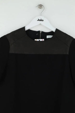 Top Sandro Noir en Cuir