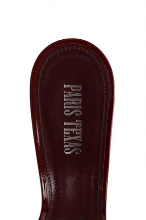 Talons Paris Texas Lidia Mule Bordeaux en Cuir