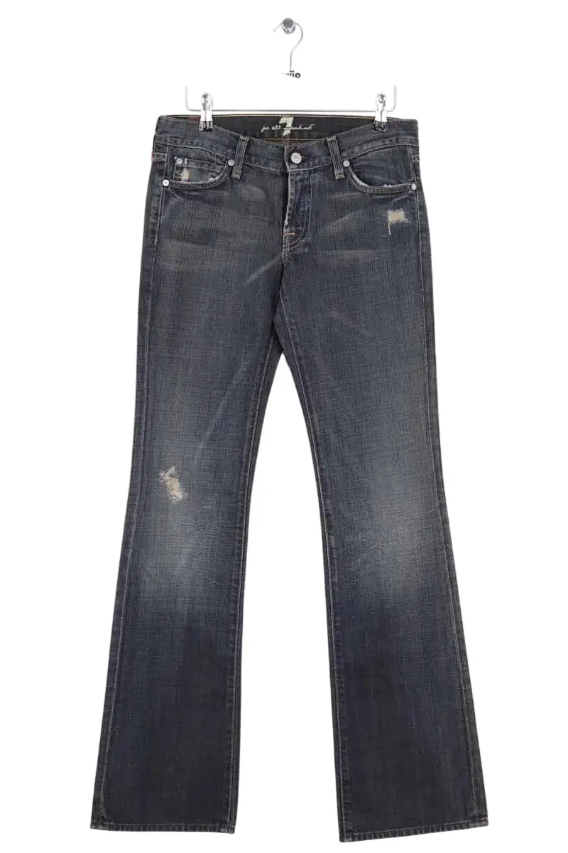 Jean 7 For All Mankind Bleu en Coton, taille XS - Seconde Main