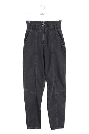 Jean Bash Noir en Coton, taille XS - Seconde Main