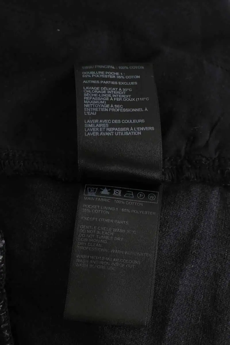 Jean Bash Noir en Coton