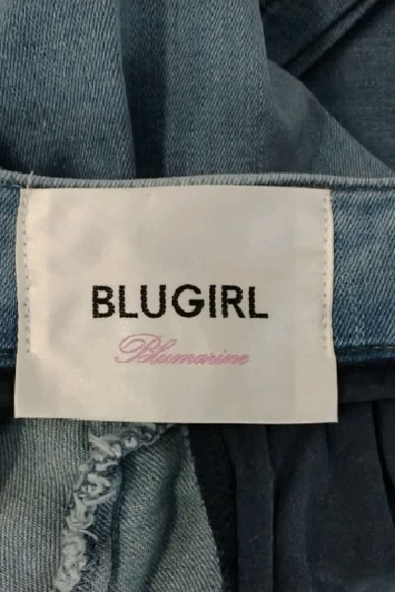 Jean Blumarine Bleu en Coton