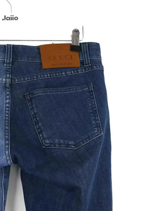 Jean bootcut  Gucci Bleu en Coton