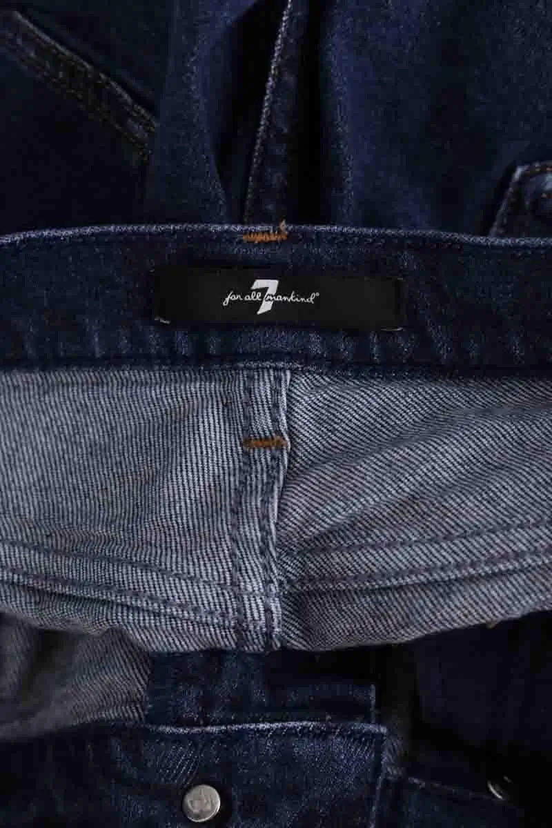 Jean bootcut 7 For All Mankind Bleu en Coton