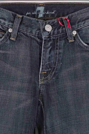 Jean bootcut 7 For All Mankind Bleu en Coton