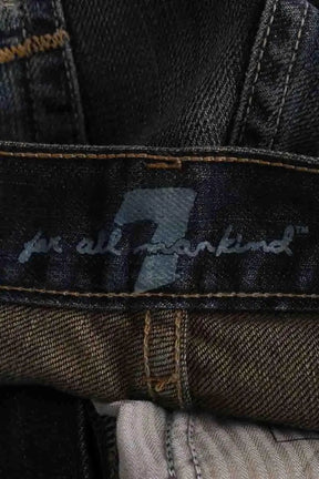 Jean bootcut 7 For All Mankind Bleu en Coton