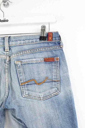 Jean bootcut 7 For All Mankind Bleu en Coton
