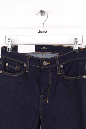 Jean bootcut 7 For All Mankind Marine en Coton