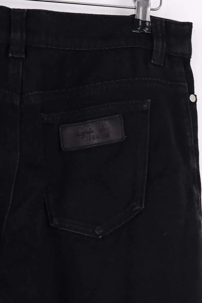 Jean bootcut Agnès B. Noir en Coton
