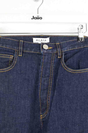 Jean bootcut Alaïa Bleu en Coton
