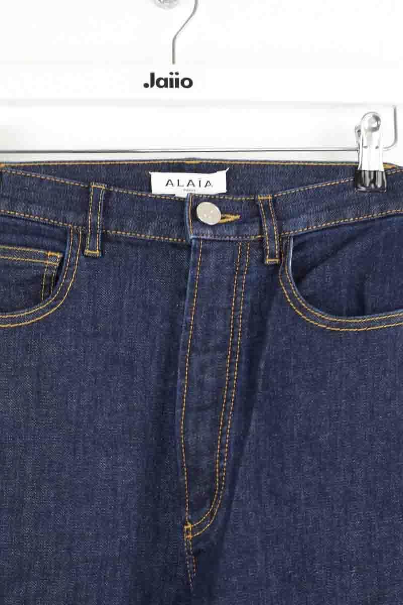 Jean bootcut Alaïa Bleu en Coton