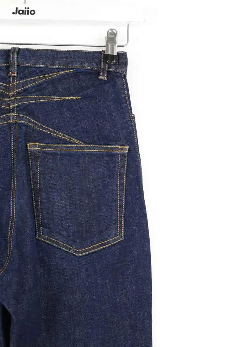 Jean bootcut Alaïa Bleu en Coton