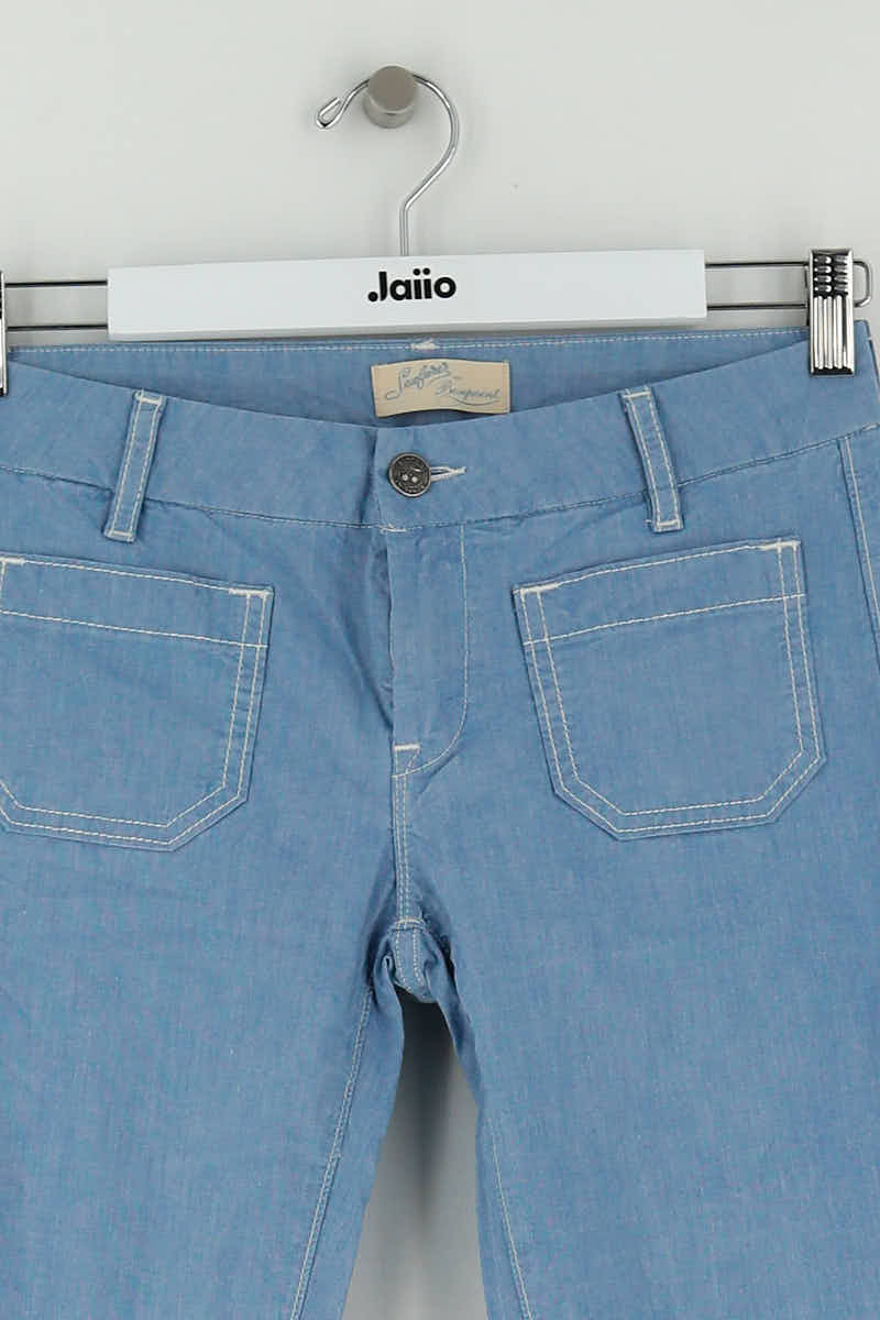 Jean bootcut Bonpoint Bleu en Coton