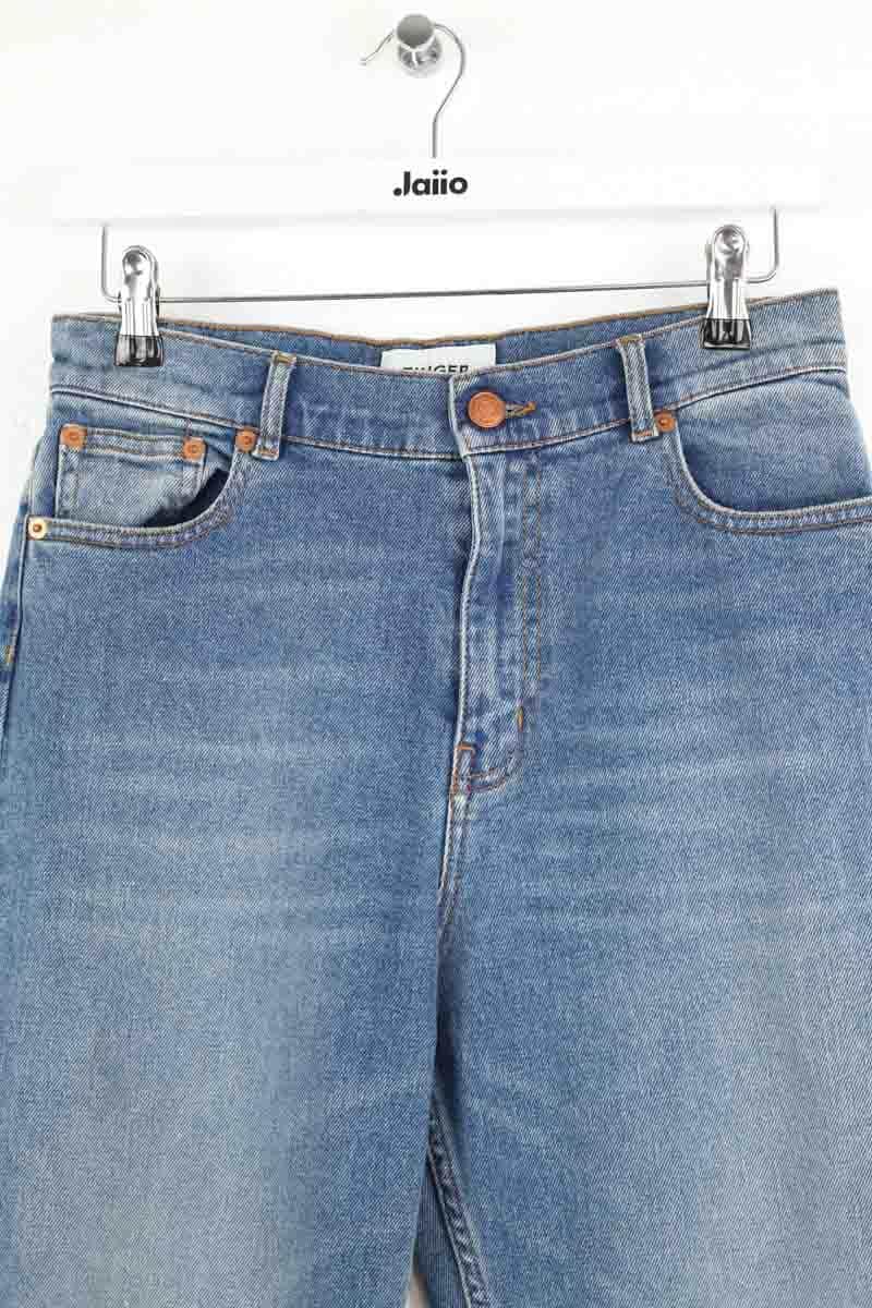 Jean bootcut Finger in the nose Bleu en Coton