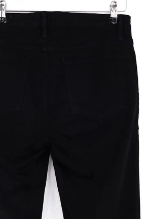 Jean bootcut Frame Le crop mini boot Noir en Coton