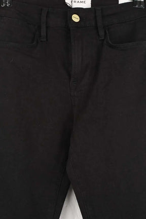 Jean bootcut Frame Le high flare Noir en Coton