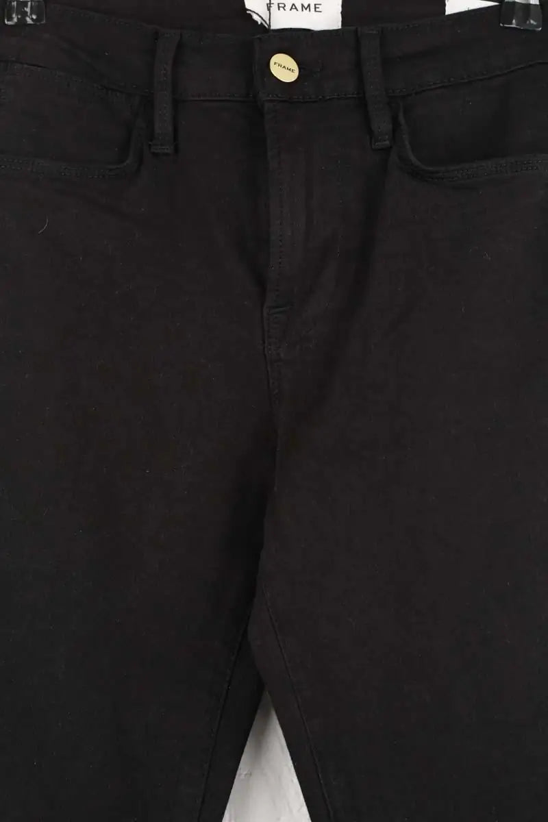 Jean bootcut Frame Le high flare Noir en Coton