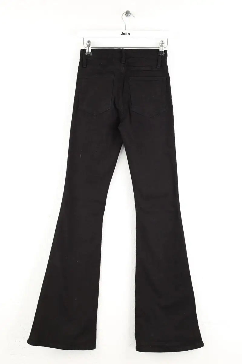 Jean bootcut Frame Le high flare Noir en Coton