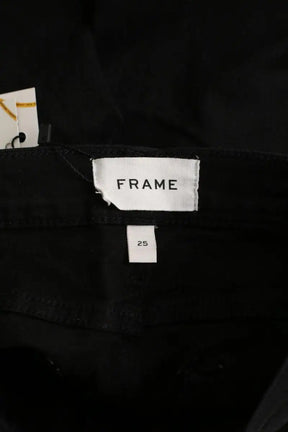 Jean bootcut Frame Le high flare Noir en Coton