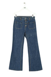 Jean bootcut Gerard Darel Bleu en Coton, taille S - Seconde Main