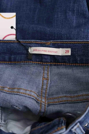 Jean bootcut Levi's 315 Shaping Bootcut  Bleu en Coton