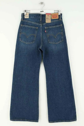 Jean bootcut Levi's Middy loose boot Bleu en Coton