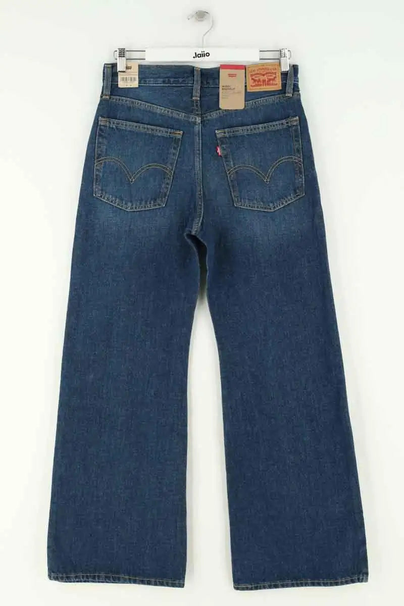 Jean bootcut Levi's Middy loose boot Bleu en Coton