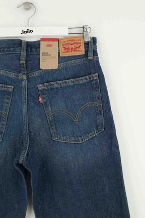 Jean bootcut Levi's Middy loose boot Bleu en Coton