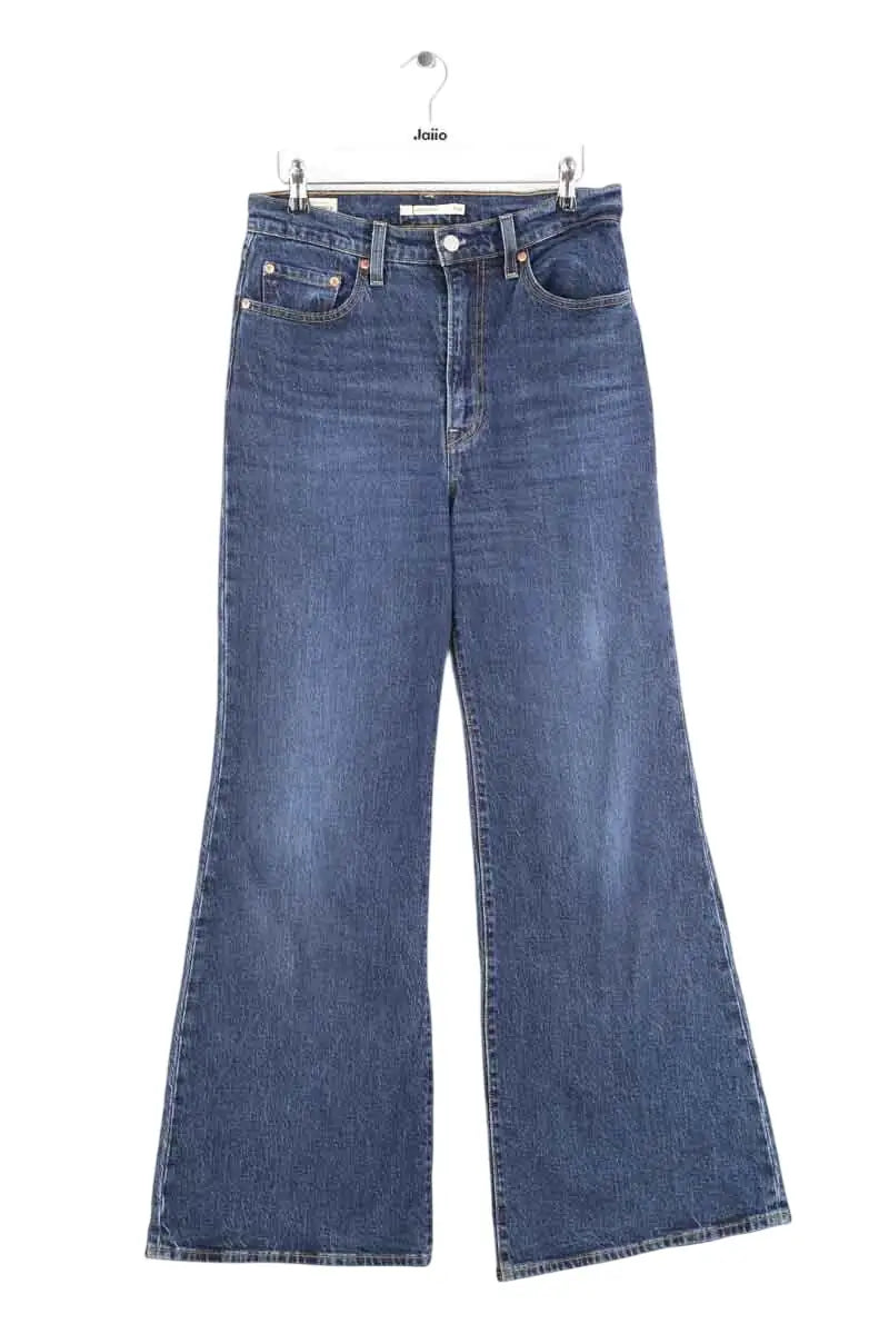 Jean bootcut Levi's Ribcage bell Bleu en Coton, taille M - Seconde Main