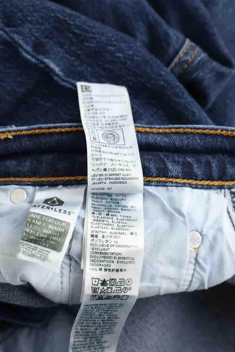 Jean bootcut Levi's Ribcage bell Bleu en Coton