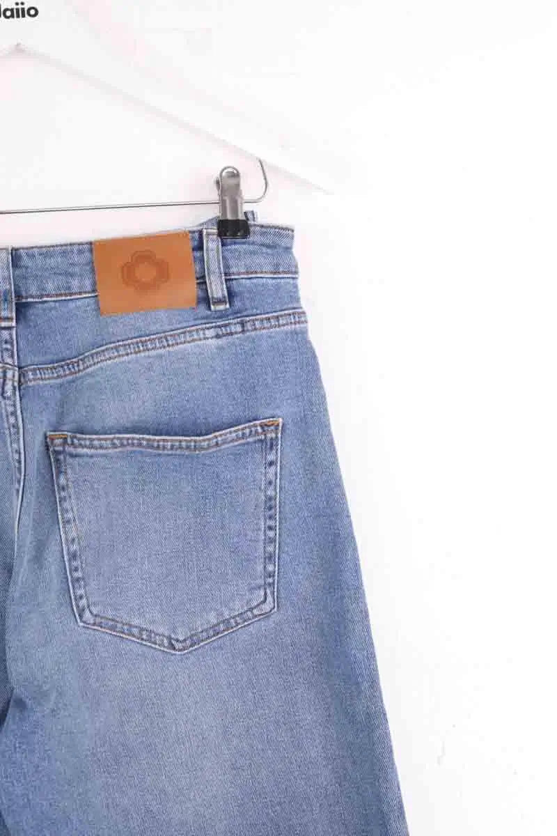 Jean bootcut Maje Bleu en Coton