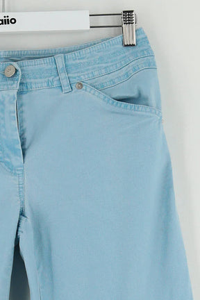 Jean bootcut Max Mara Bleu en Coton