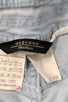 Jean bootcut Max Mara Bleu en Coton
