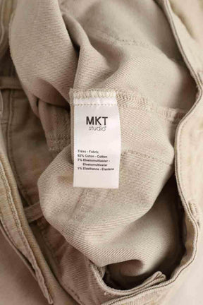 Jean bootcut Mkt Studio Beige en Coton