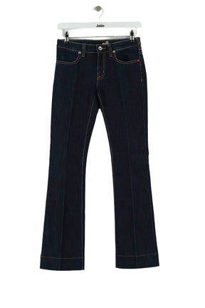 Jean bootcut Moschino Marine en Coton, taille S - Seconde Main
