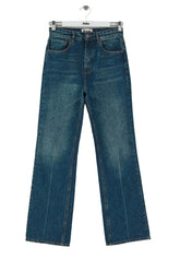 Jean bootcut Rouje Bleu en Coton, taille S - Seconde Main