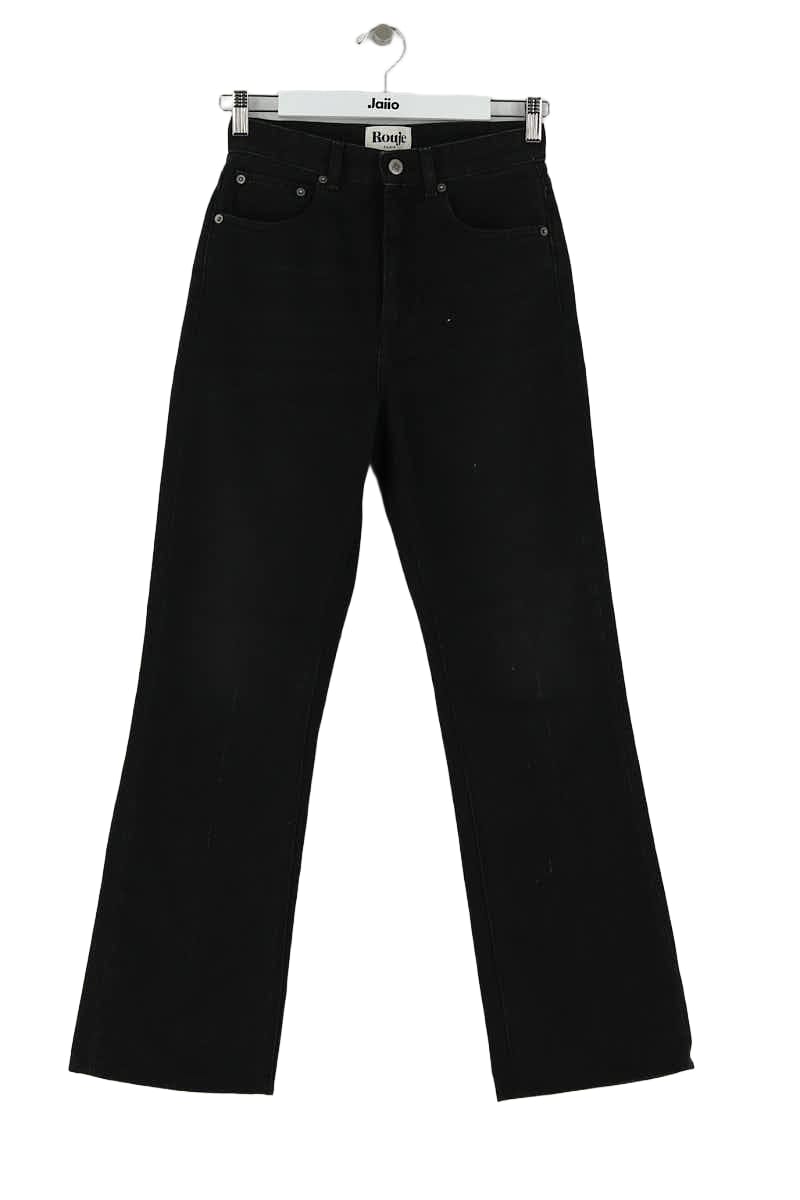 Jean bootcut Rouje Noir en Coton, taille S - Seconde Main