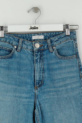 Jean bootcut Sandro Bleu en Coton
