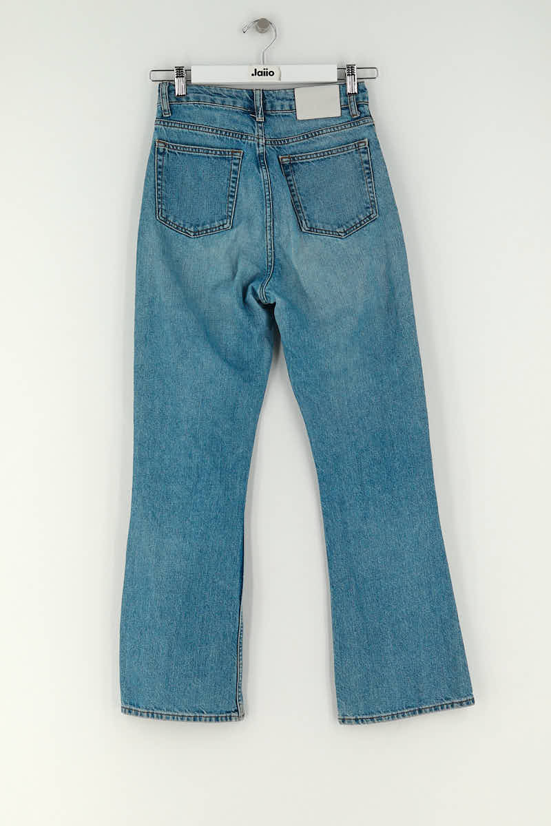 Jean bootcut Sandro Bleu en Coton