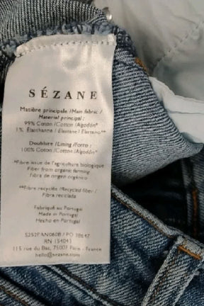 Jean bootcut Sézane Bleu en Coton