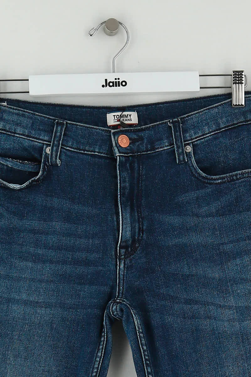 Jean bootcut Tommy Hilfiger Bleu en Coton