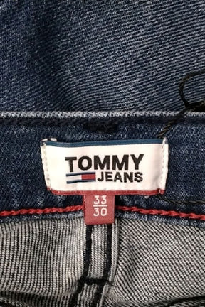 Jean bootcut Tommy Hilfiger Bleu en Coton